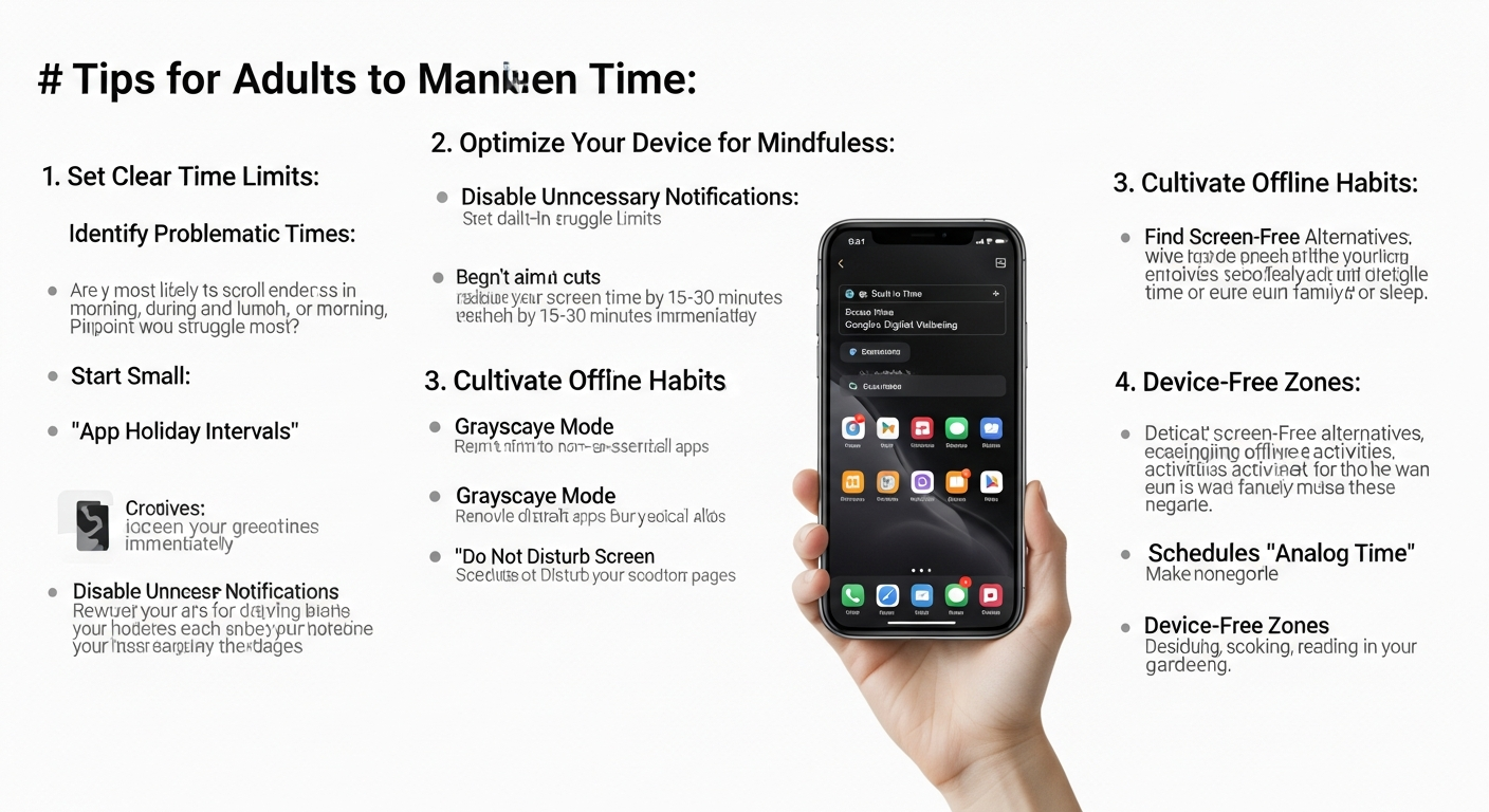 Screen Time Limits For Adults Tips