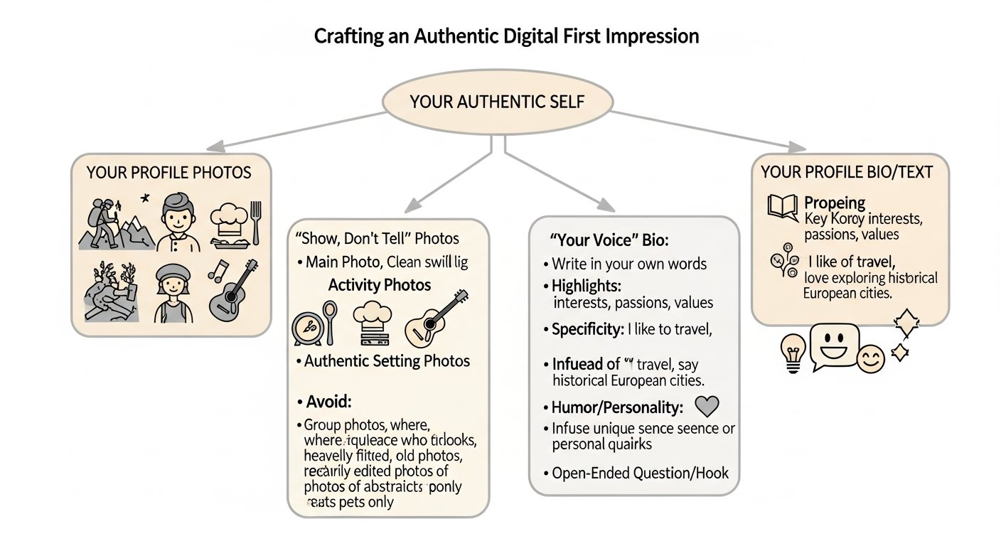 Online Dating Etiquette 1 how can you craft an authentic digital first impression? — online dating etiquette