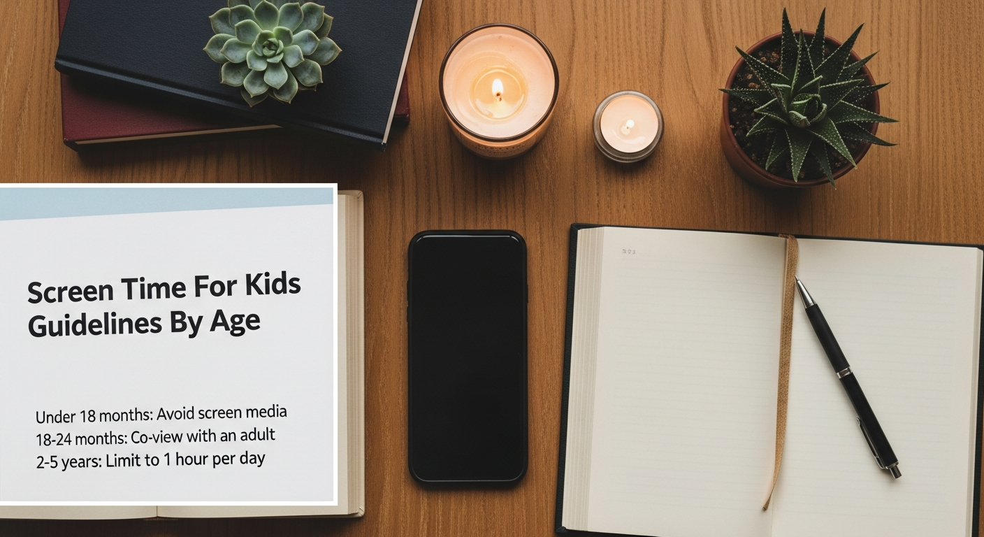 Screen Time For Kids Guidelines By Age