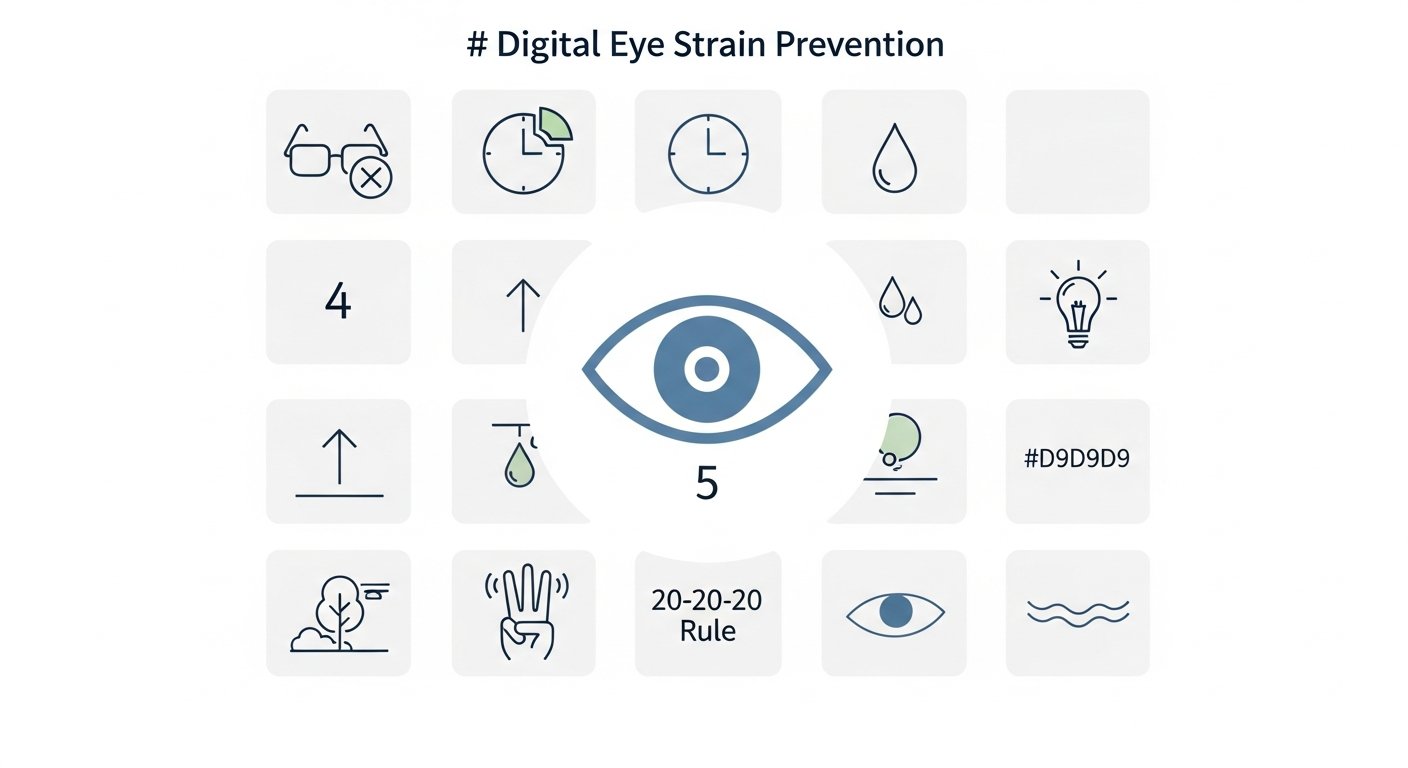 common fallacies in screen habit management — digital eye strain prevention