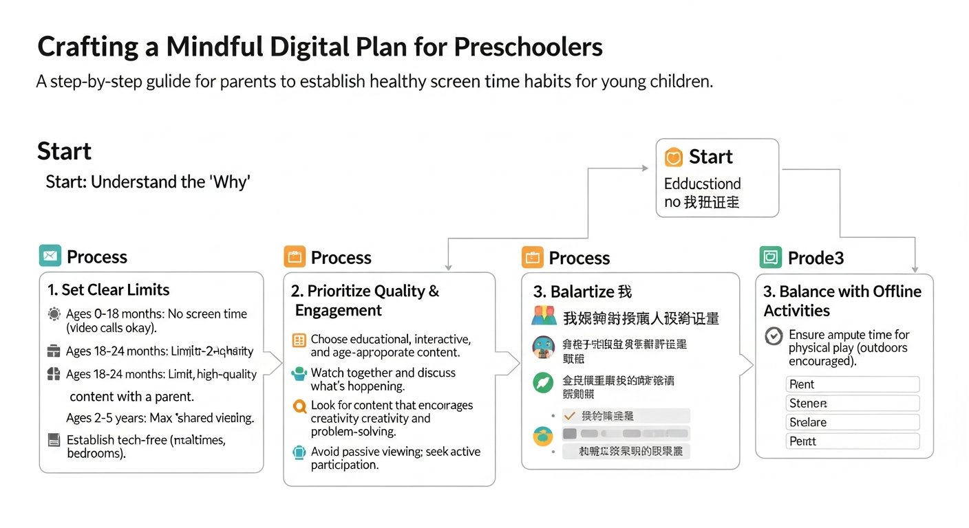 how can parents craft a mindful digital plan for preschoolers? — screen time for toddlers